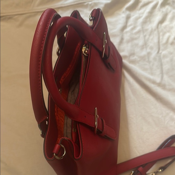 kate spade Red Satchel with Structured Shape and Detachable Strap - Picture 2 of 10